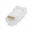 Monoprice RJ-45 8P8C Plug Flat Stranded 50pcs/Bag