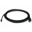Monoprice 10ft 34AWG Standard HDMI Cable With Ethernet - HDMI Micro Connector to HDMI Connector - Black