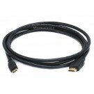 Monoprice 6ft 30AWG High Speed w/ Ethernet Mini-HDMI (Type C) to HDMI (Type A) Adapter Cable - Black