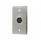 Monoprice XLR Female 3 Pin One Port Zinc Alloy Wall Plate