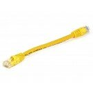  Monoprice 0.5FT 24AWG Cat6 550MHz UTP Ethernet Bare Copper Network Cable - Yellow