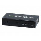 Monoprice - 1x4 Mini HDMI® Splitter w/ 3D Support