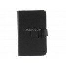 Monoprice Synthetic Leather (Polyurethane) Case with Closing Tab for 7 inch Galaxy Tab - Black