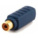 Monoprice S-Video (VHS) Female to RCA Female Adapter - Gold Plated