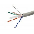 1000FT Cat 6 Bulk Bare Copper Ethernet Network Cable STP, Stranded, In-Wall Rated (CM), 550MHz, 24AWG - Gray Monoprice