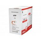 Monoprice 1000FT 23AWG Cat6 500MHz UTP Solid, Riser Rated (CMR), Bulk Ethernet Bare Copper Cable - Orange