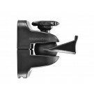 Monoprice Tilting/Swivelling Speaker Wall Mounting Bracket - Black (Max 4LBS) - Set of 2