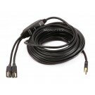 Monoprice 32ft 2 Port USB 2.0 A Male to A Female Active Extension / Repeater Cable