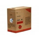Monoprice - 1000FT 24AWG Cat5e 350MHz UTP Solid, Riser Rated (CMR), Bulk Ethernet Bare Copper Cable - Blue