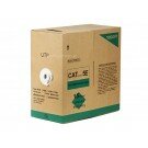 Monoprice - 1000FT 24AWG Cat5e 350MHz UTP Stranded, In-Wall Rated (CM), Bulk Ethernet Bare Copper Cable - Gray