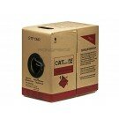 Monoprice - 1000FT 24AWG Cat5e 350MHz STP Stranded, In-Wall Rated (CM), Bulk Ethernet Bare Copper Cable - Gray