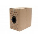 Monoprice - 1000FT 24AWG Cat5e 350MHz UTP Solid, Plenum (CMP), Bulk Ethernet Bare Copper Cable - Blue - GENERIC