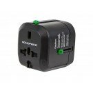Monoprice - Compact Cube Universal Travel Adaptor - Black