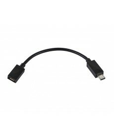 Monoprice - MHL 11-pin to 5-pin Adapter Cable for Samsung Galaxy SIII - Black