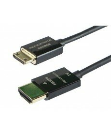 Monoprice 15ft Ultra Slim Series High Performance Mini-HDMI to HDMI (A-C) Cable w/ RedMere Technology
