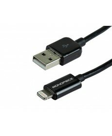 Monoprice - 6ft MFi Certified Lightning™ to USB Charge/ Sync Cable for iPad®, iPhone®, and iPod® - Black