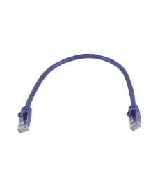 FLEXboot Series Cat5e 24AWG UTP Ethernet Network Patch Cable, 6-inch Purple 0.5ft 