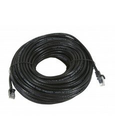 FLEXboot Series Cat5e 24AWG UTP Ethernet Network Patch Cable, 100ft Black 