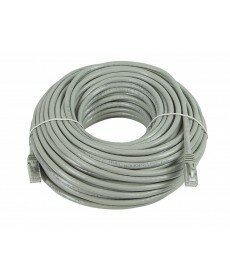 FLEXboot Series Cat5e 24AWG UTP Ethernet Network Patch Cable, 100ft Gray 
