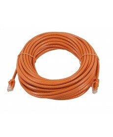 FLEXboot Series Cat5e 24AWG UTP Ethernet Network Patch Cable, 100ft Orange 