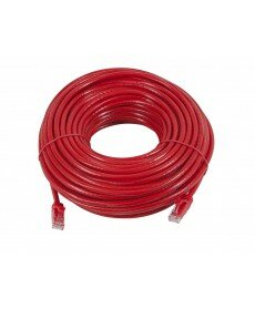 FLEXboot Series Cat5e 24AWG UTP Ethernet Network Patch Cable, 100ft Red 