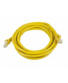 FLEXboot Series Cat6 24AWG UTP Ethernet Network Patch Cable, 14ft Yellow