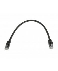 Monoprice FLEXboot Series Cat5e 24AWG UTP Ethernet Network Patch Cable, 1ft Black