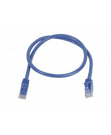 Monoprice - FLEXboot Series Cat5e 24AWG UTP Ethernet Network Patch Cable, 1ft Blue