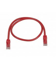 FLEXboot Series Cat6 24AWG UTP Ethernet Network Patch Cable, 1ft Red