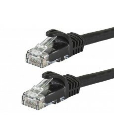 Monoprice FLEXboot Series Cat6 24AWG UTP Ethernet Network Patch Cable, 20ft Black