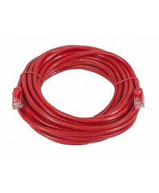 FLEXboot Series Cat6 24AWG UTP Ethernet Network Patch Cable, 25ft Red Monoprice