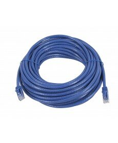 FLEXboot Series Cat6 24AWG UTP Ethernet Network Patch Cable, 30ft Blue