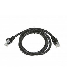 Monoprice FLEXboot Series Cat5e 24AWG UTP Ethernet Network Patch Cable, 3ft Black 