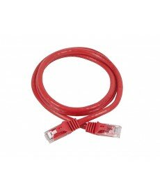 Monoprice - 3FT FLEXboot Series 24AWG Cat5e 350MHz UTP Bare Copper Ethernet Network Cable - Red