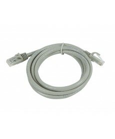 Monoprice - 5FT FLEXboot Series 24AWG Cat5e 350MHz UTP Bare Copper Ethernet Network Cable - Gray
