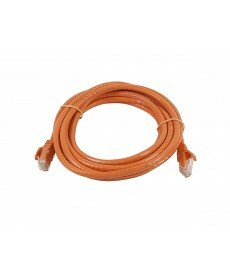 FLEXboot Series Cat6 24AWG UTP Ethernet Network Patch Cable, 5ft Orange