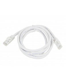 FLEXboot Series Cat6 24AWG UTP Ethernet Network Patch Cable, 7ft White 