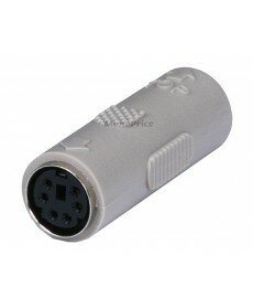 Monoprice - PS2 coupler - Mini DIN6 F/F, Molded Gender Changers