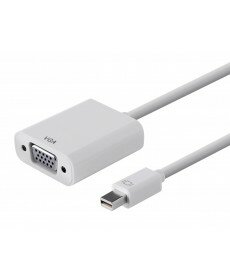 Monoprice - Mini DisplayPort 1.2a / Thunderbolt™ to VGA Active Adapter, White