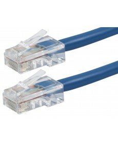 Monoprice - ZEROboot Series Cat6 24AWG UTP Ethernet Network Patch Cable, 1ft Blue