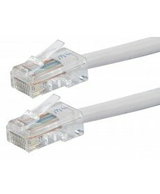 Monoprice - ZEROboot Series Cat6 24AWG UTP Ethernet Network Patch Cable, 20ft White