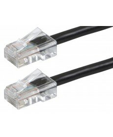 Monoprice - ZEROboot Series Cat6 24AWG UTP Ethernet Network Patch Cable, 20ft Black