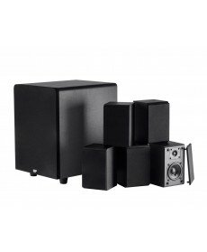 Monoprice - Premium Select 5.1 Channel Home Theater Satellite Speakers & Subwoofer