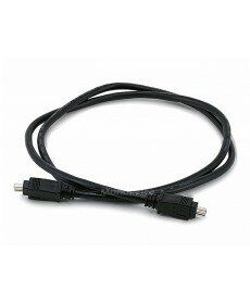Monoprice IEEE-1394 FireWire iLink DV Cable 4P-4P M/M - 3ft (BLACK)