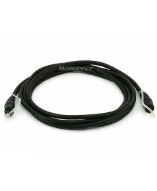 Monoprice S/PDIF Digital Optical Audio Cable, Toslink to Mini Toslink, 6ft