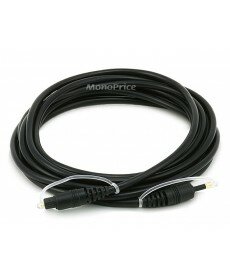 Monoprice 12ft Toslink to Mini M/M 5.0mm OD Molded Cable 
