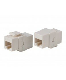 Cat6A UTP Keystone In-Line Coupler RJ45-RJ45