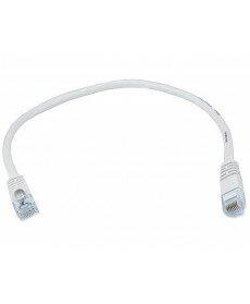 Monoprice - 1FT 24AWG Cat5e 350MHz UTP Bare Copper Ethernet Network Cable - White