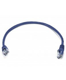 Monoprice Cat5e 24AWG UTP Ethernet Network Patch Cable, 1ft Purple