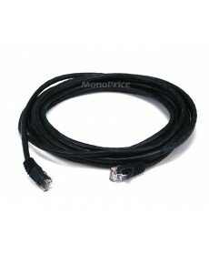 14FT Cat5e 350MHz UTP Ethernet Network Cable - Black 